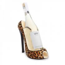 Bottle Holder - Leopard High Heel Shoes