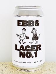 Ebbs Lager #1 12oz Cans