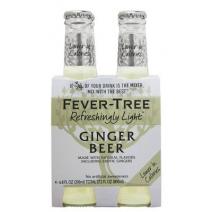 Fever Tree - Ginger Beer Light 200ml (4 pack cans)