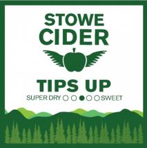 Stowe Tips Up Semi Dry Cider 16oz Cans